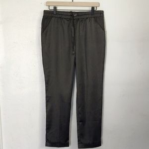 Democracy sateen joggers sz S women's